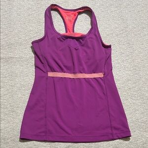 Champion Purple and Pink Women's Athletic Tank Top